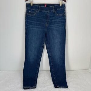 Spanx Skinny Jeans Pull On Stretchy Ankle Blue Women’s XL